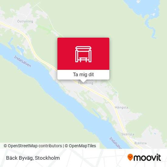 Bäck Byväg karta