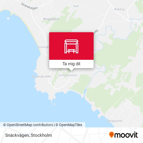 Snäckvägen karta