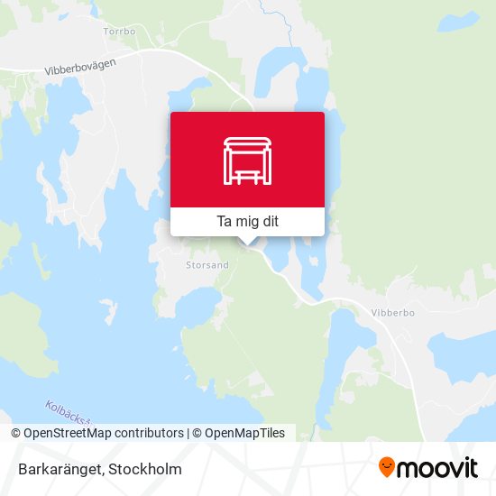 Barkaränget karta