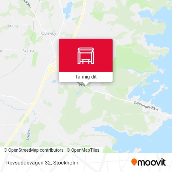 Revsuddevägen 32 karta