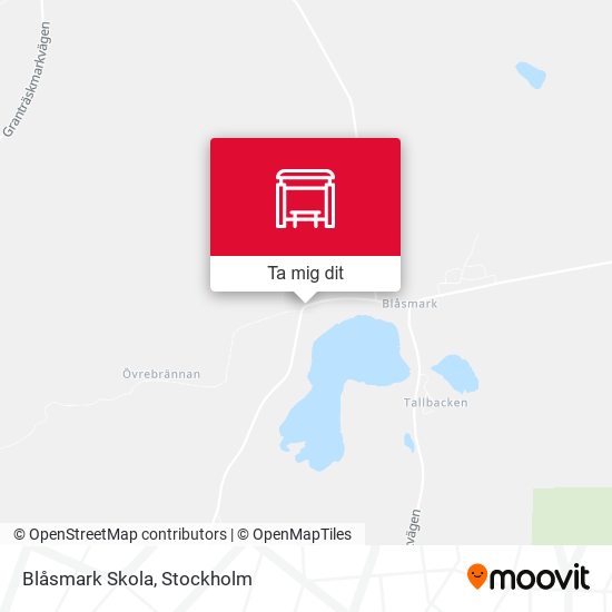 Blåsmark Skola karta