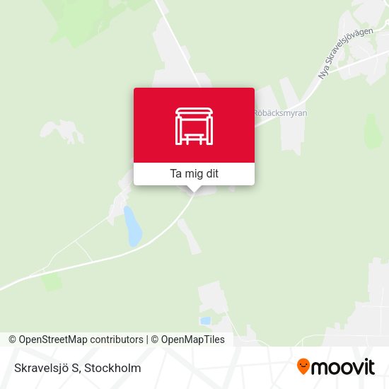 Skravelsjö S karta