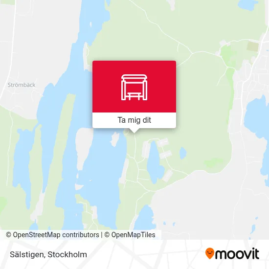 Sälstigen karta