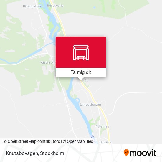 Knutsbovägen karta