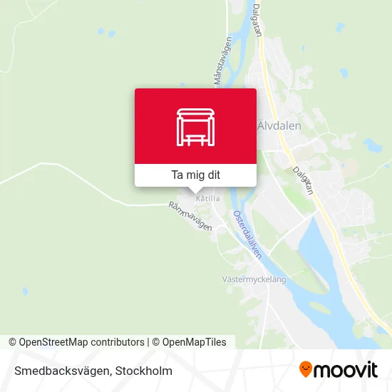 Smedbacksvägen karta