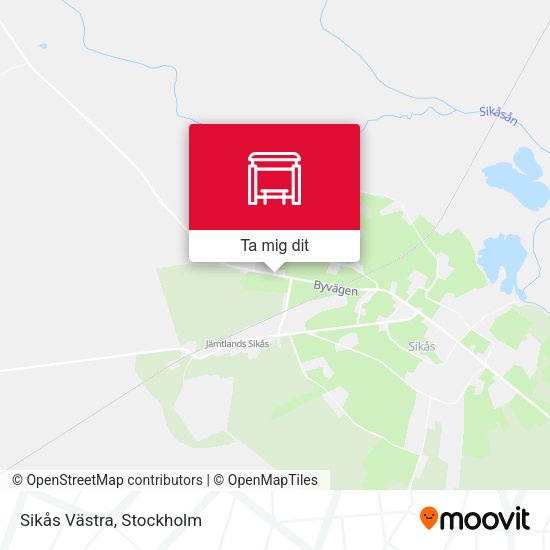 Sikås Västra karta