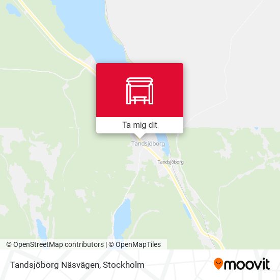 Tandsjöborg Näsvägen karta