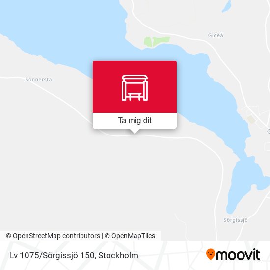 Lv 1075/Sörgissjö 150 karta