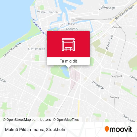 Malmö Pildammarna karta