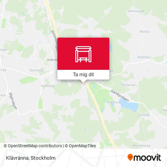 Klåvränna karta