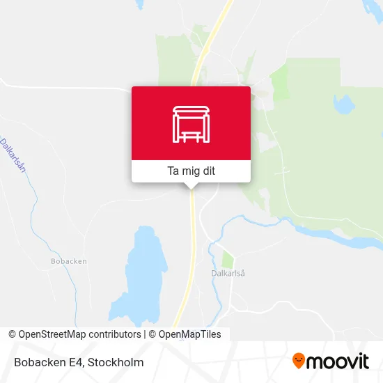 Bobacken E4 karta