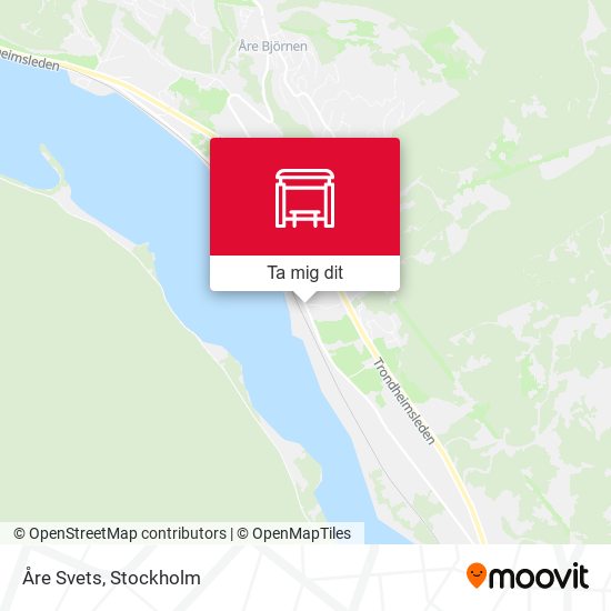 Åre Svets karta