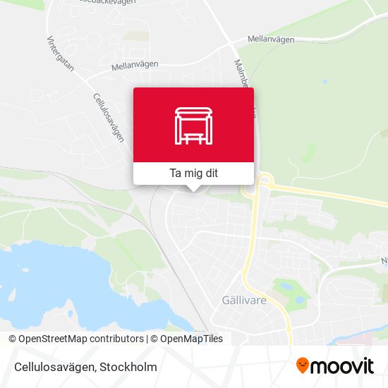 Cellulosavägen karta