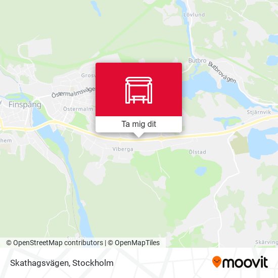 Skathagsvägen karta