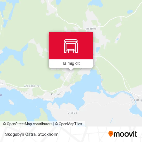 Skogsbyn Östra karta