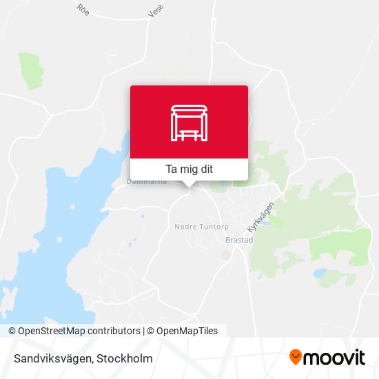 Sandviksvägen karta