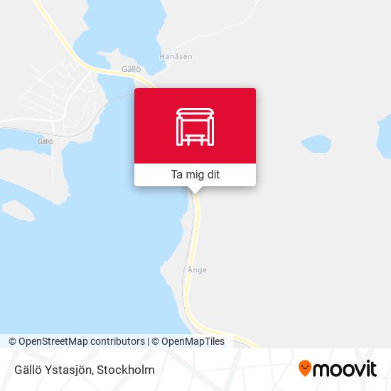 Gällö Ystasjön karta