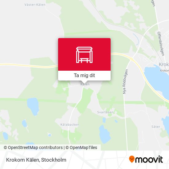 Krokom Kälen karta