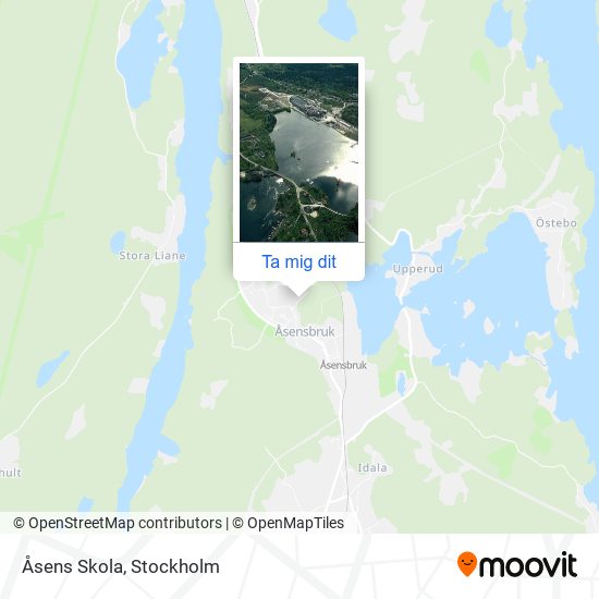 Åsens Skola karta
