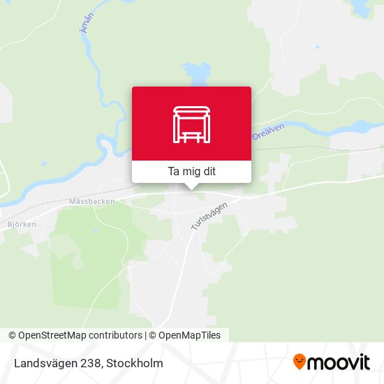 Landsvägen 238 karta