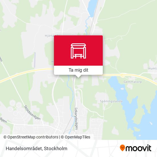Handelsområdet karta