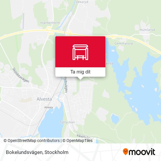 Bokelundsvägen karta