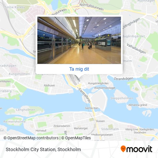 Stockholm City Station karta