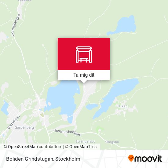 Boliden Grindstugan karta
