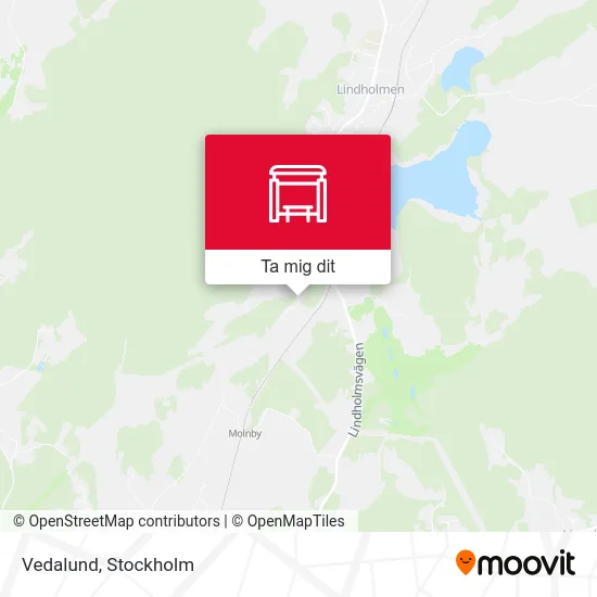 Vedalund karta