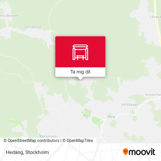 Hedäng karta