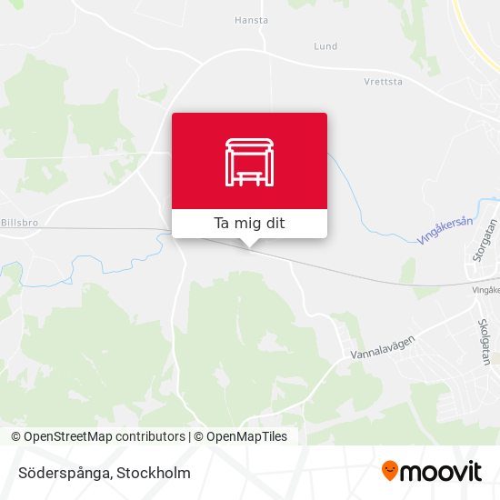 Söderspånga karta