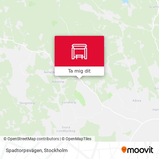 Spadtorpsvägen karta
