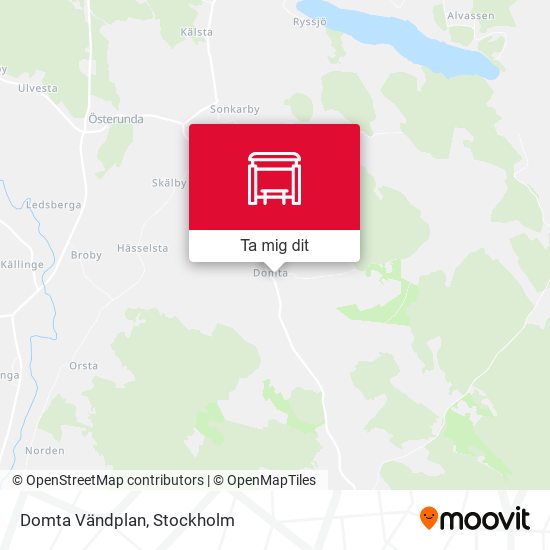 Domta Vändplan karta