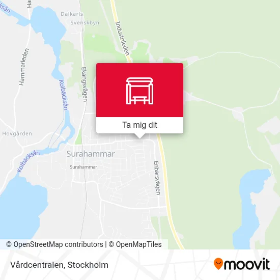 Vårdcentralen karta