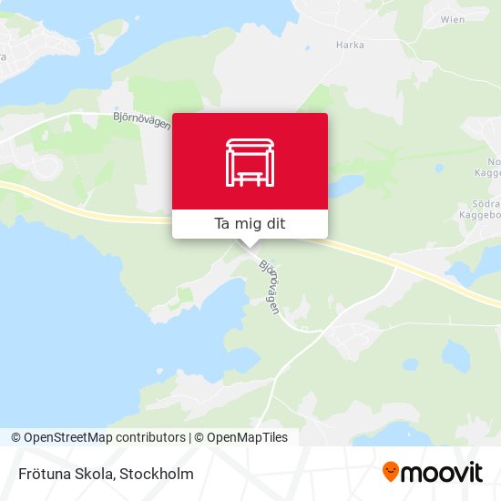Frötuna Skola karta