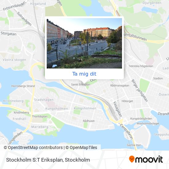 Stockholm S:T Eriksplan karta