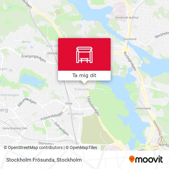 Stockholm Frösunda karta