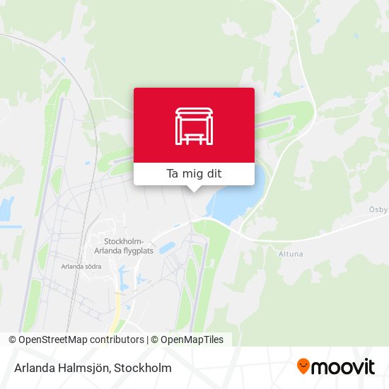 Arlanda Halmsjön karta