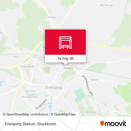 Enköping Station karta