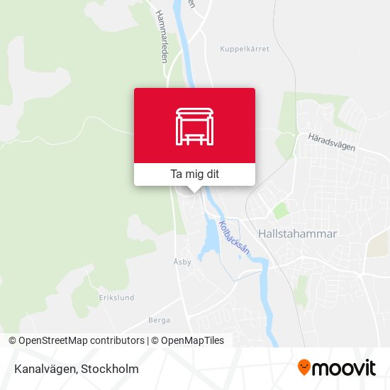 Kanalvägen karta