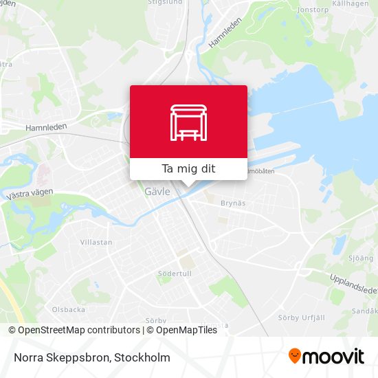 Norra Skeppsbron karta