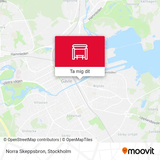 Norra Skeppsbron karta