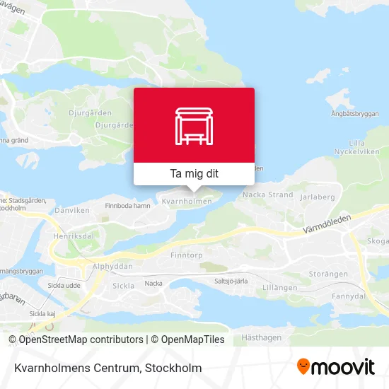 Kvarnholmens Centrum karta
