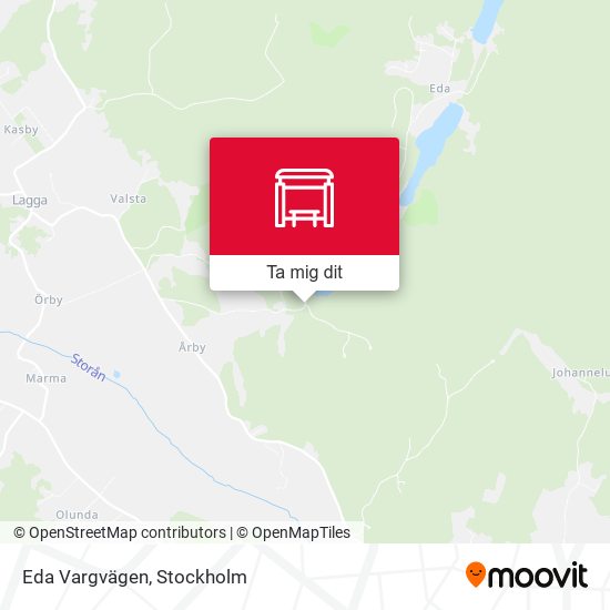 Eda Vargvägen karta