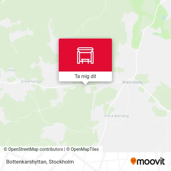 Bottenkarshyttan karta