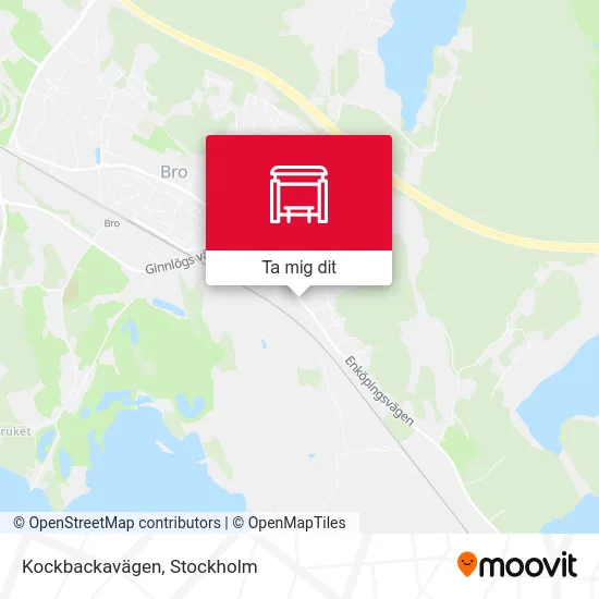Kockbackavägen karta