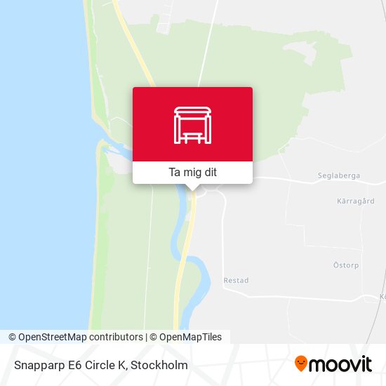 Snapparp E6 Circle K karta