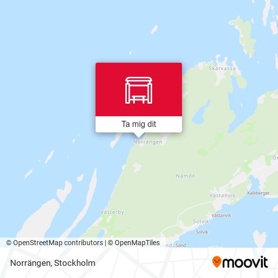 Norrängen karta