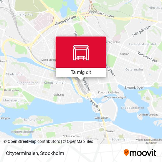 Cityterminalen karta