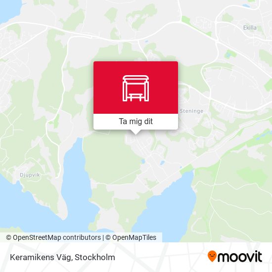 Keramikens Väg karta